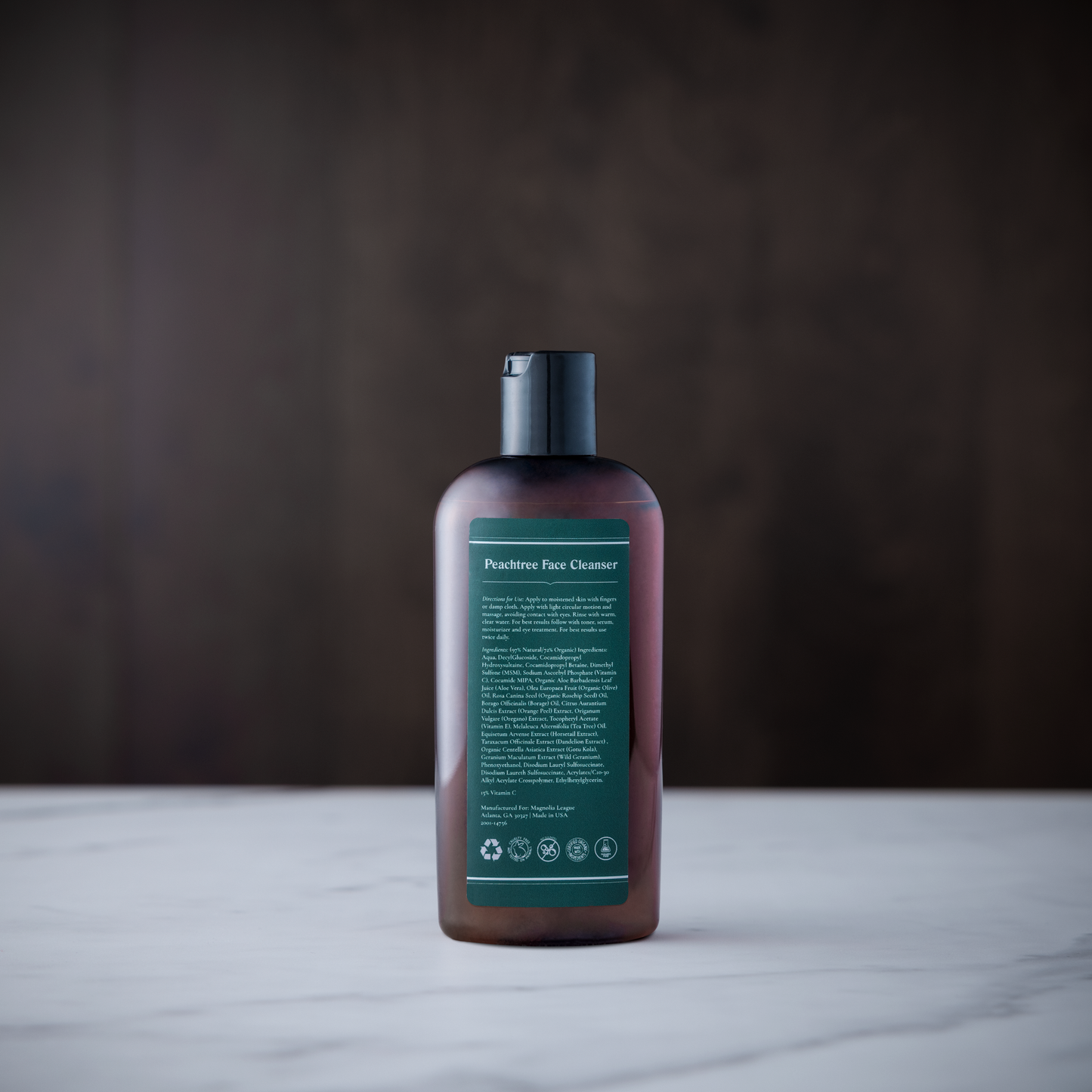 Peachtree Face Cleanser Ingredients